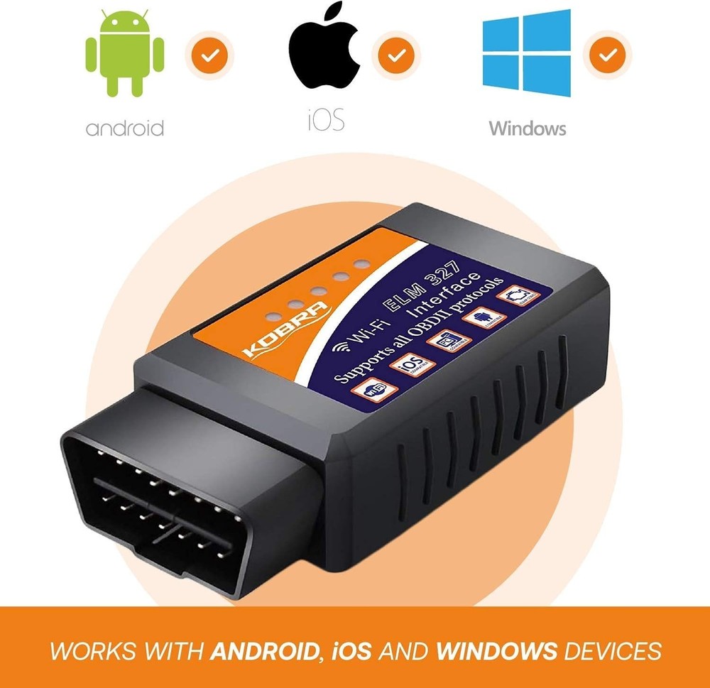 KOBRA OBD2 Scanner: Diagnose 3000 Codes & Clear Check Engine Light - Risk-Free!