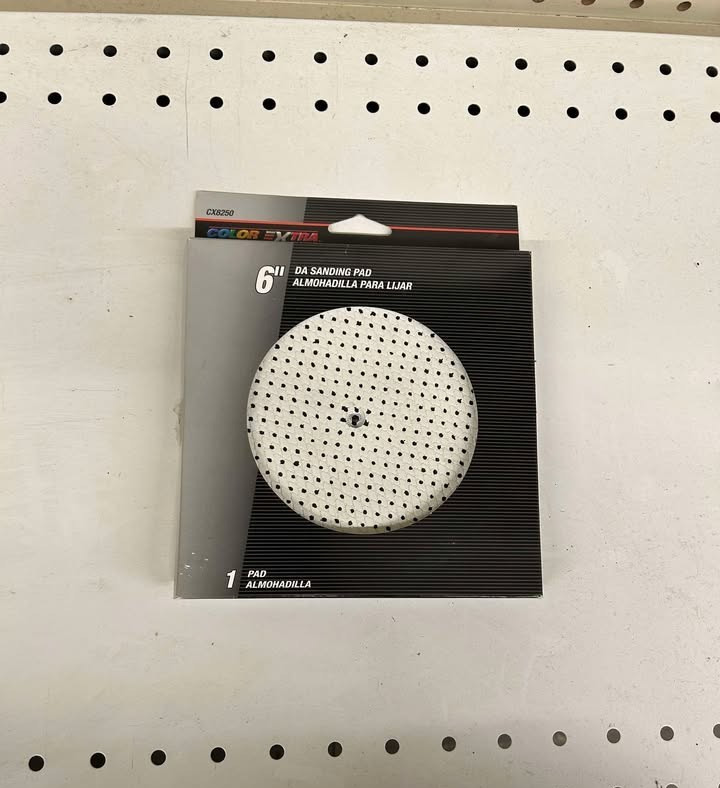 COLOR XTRA CX8250 6" DA SANDING PAD