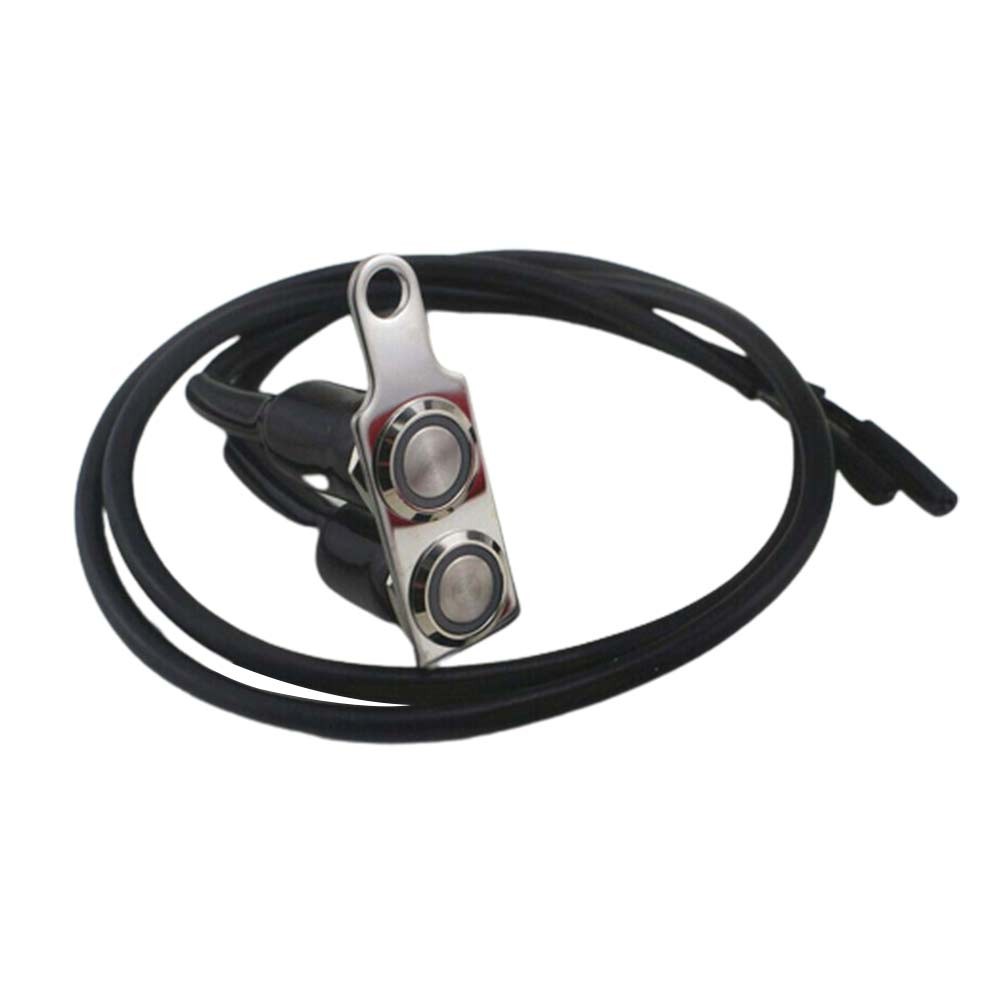 12V Motorcycle Handlebar Switch Waterproof Push Button for Headlight & Fog Light