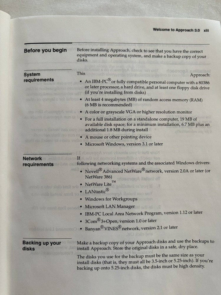 Lotus Approach 3.0 Database For Windows Software Disks 3.5” and User's Guide