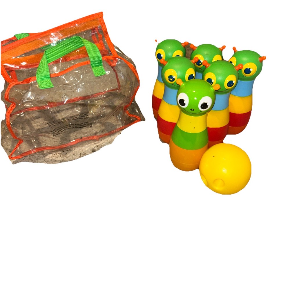 Melissa & Doug Sunny Patch Happy Giddy Bowling Set Caterpillar bugs