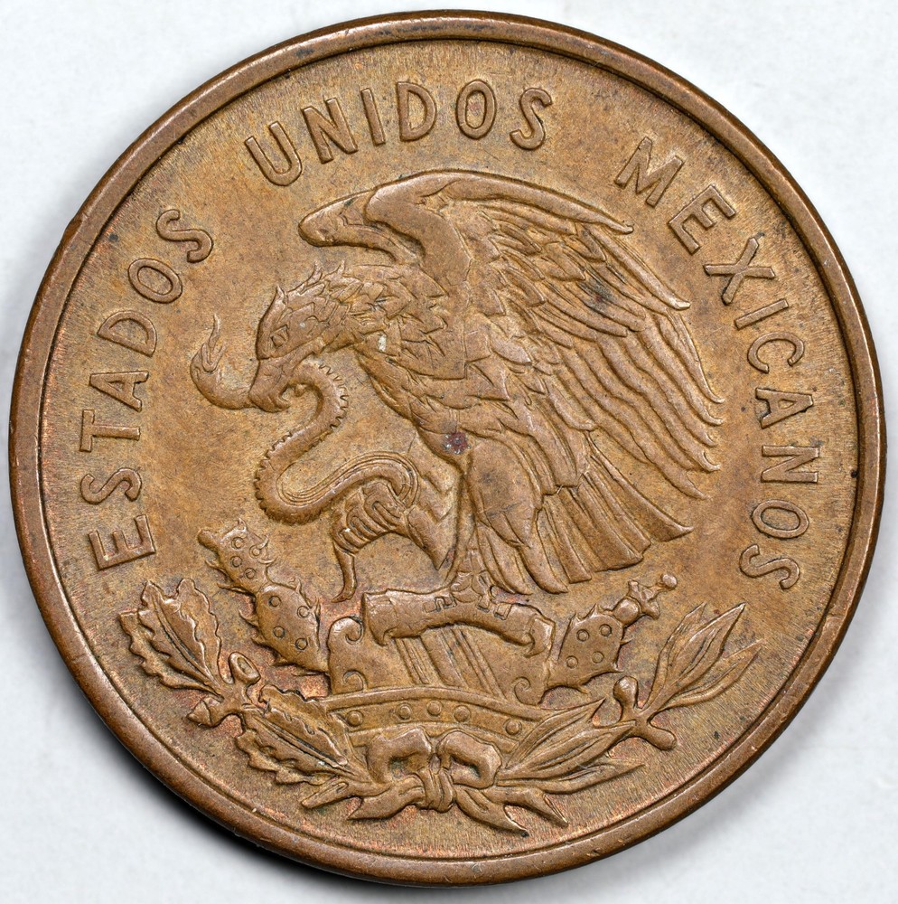 1957-Mo Mexico 10 Centavos