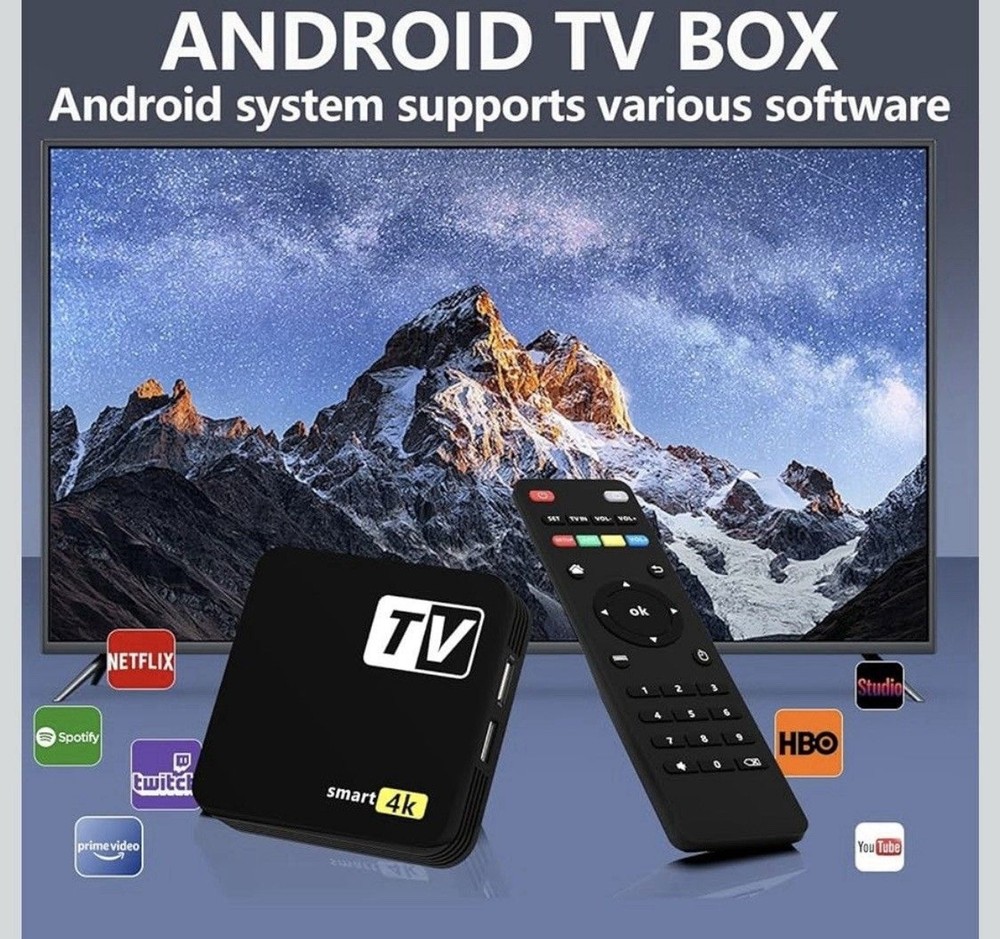 Elevate Entertainment: 4K Smart Streaming Device - Control TV with Remote & Apps
