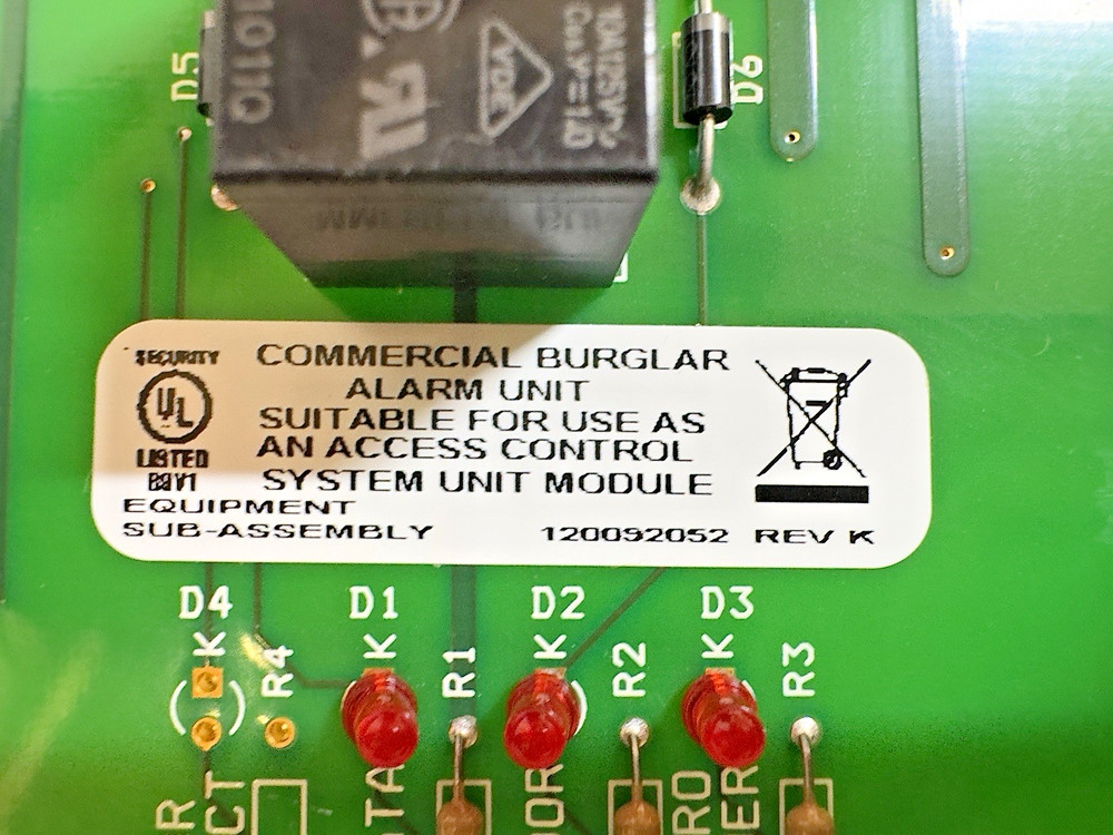 GE Security M/R-J BOX Board 11014100 Keyless Access Control Module