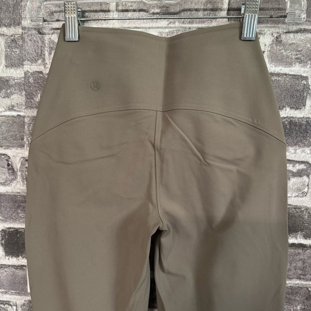 Lululemon Smooth Fit Pull On High Rise Pant light brown SIZE 0