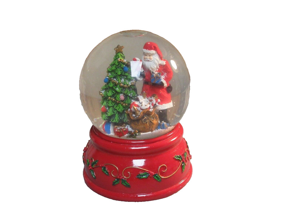 Musical Santa Snowglobe