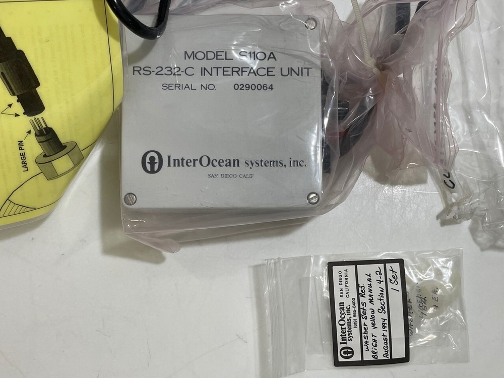 InterOcean System S4 Current Meter, DHL Ship World Wide