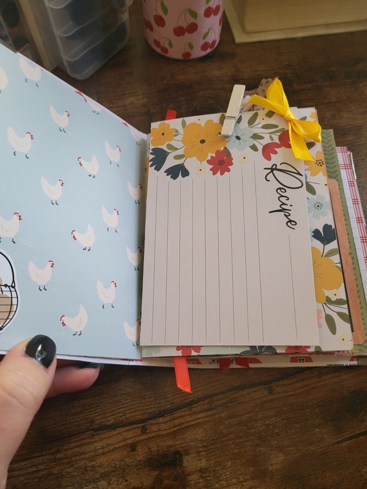 Farmhouse Kitchen Journal With Tags And Charms
