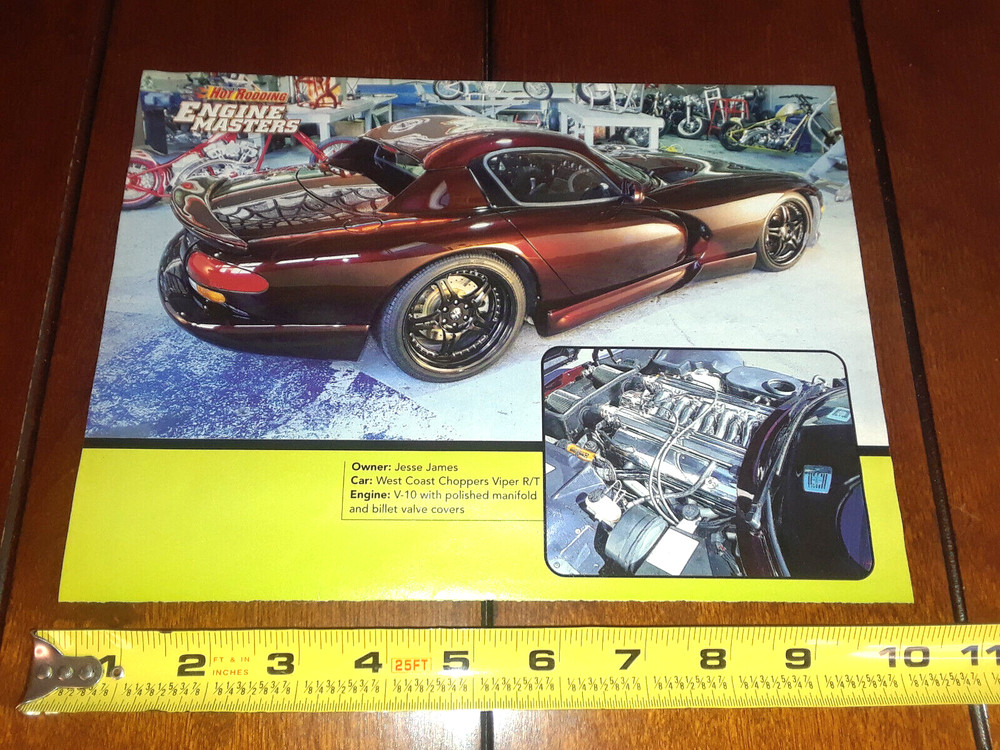 JESSE JAMES VIPER R/T ORIGINAL 2001 ARTICLE