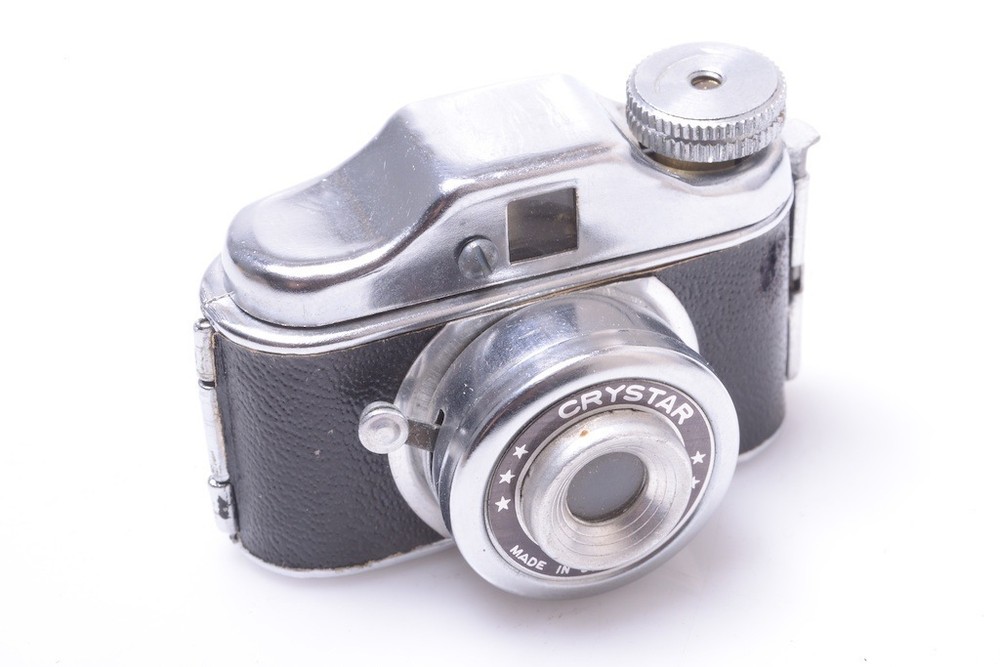 ✅ CRYSTAR HIT TYPE CAMERA NOVELTY 14X14MM SUBMINIATURE