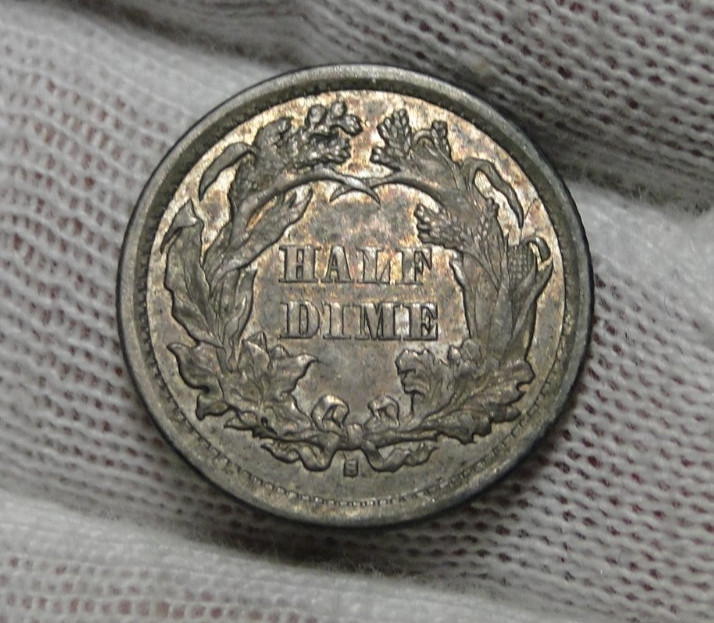 1872-S Seated Liberty Half Dime