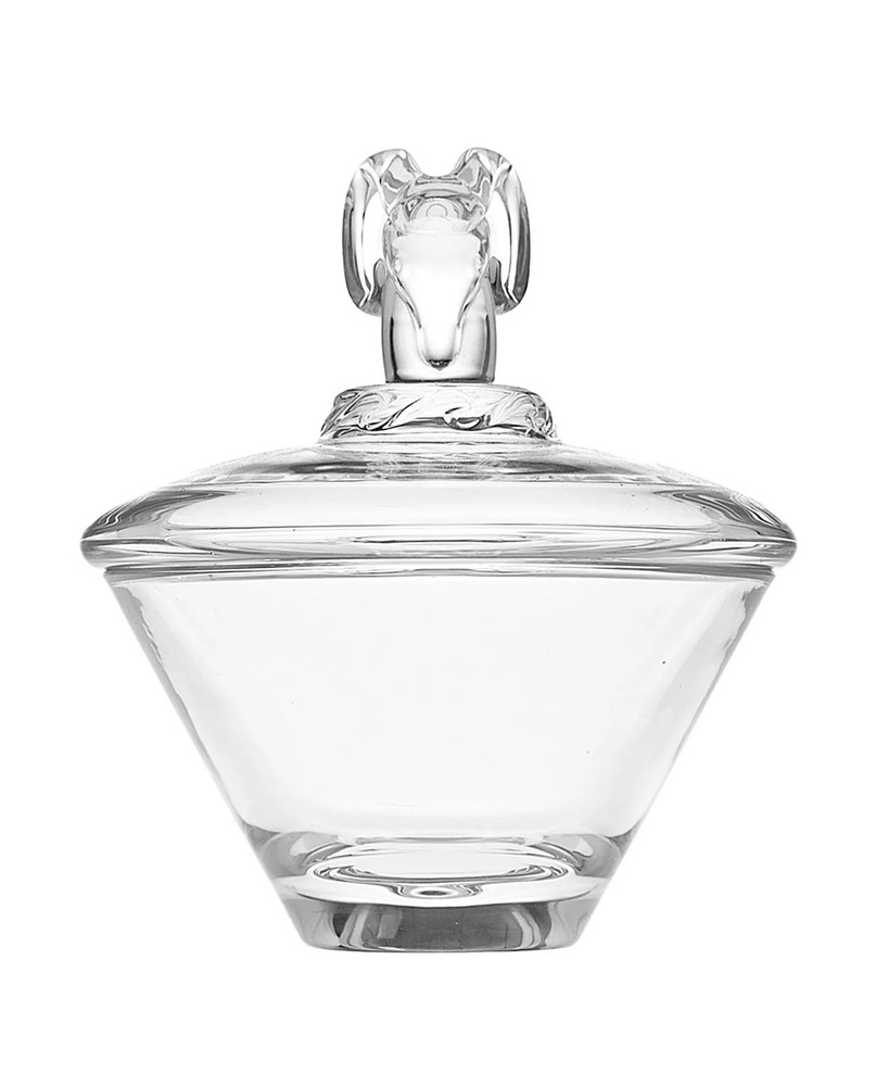 Godinger Silver Art Rams Head Covered Box