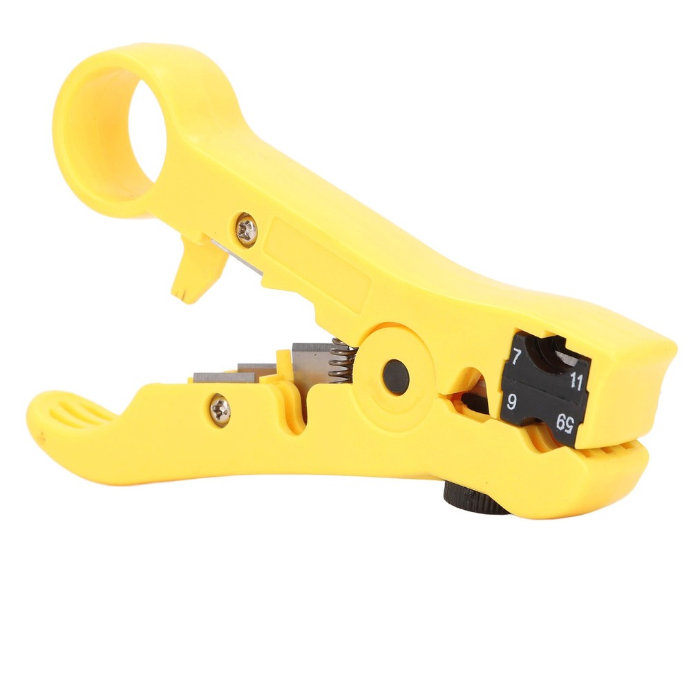 Coaxial Cable Crimping Pliers Combination Tool Adjustable Coax Stripper New