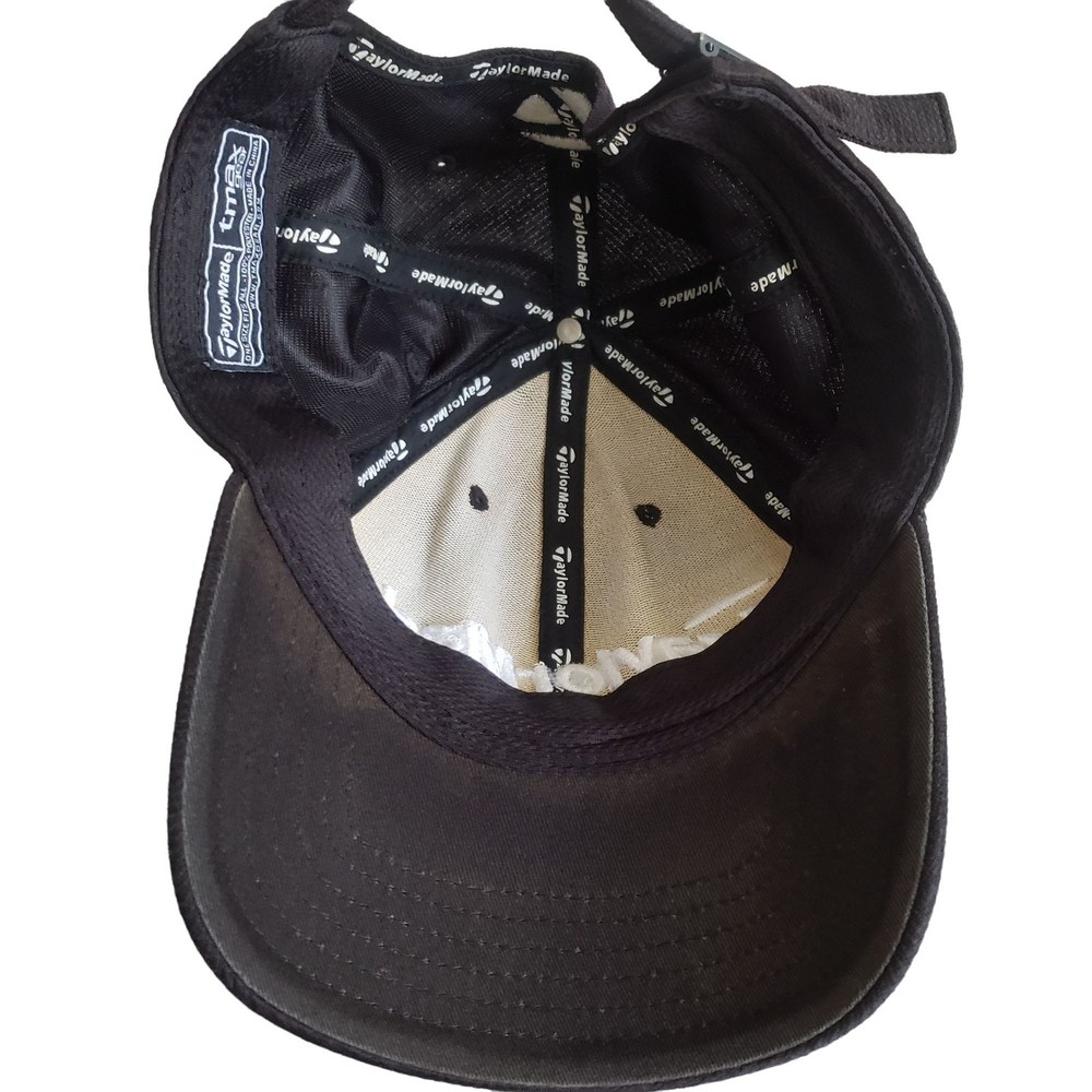 TaylorMade Burner R9 Golf Hat Black Baseball Cap Adjustable Strapback Unisex