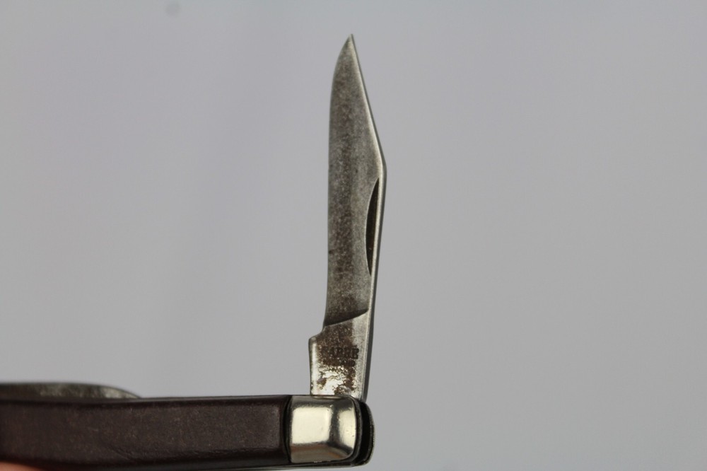 Vintage SABRE Multi Blade Folding Black Pocket Knife