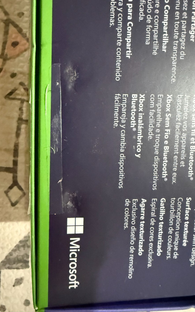 Xbox Special Edition Stellar Shift controller BOX ONLY