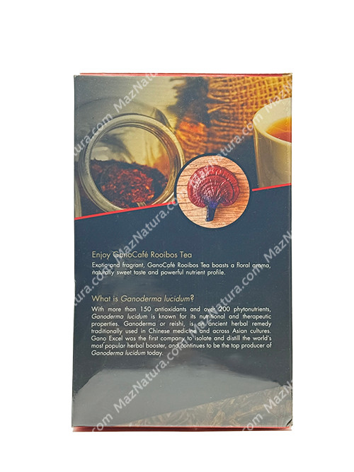 Gano Excel Rooibos Tea Enriched with Ganoderma Lucidum. Box With 20 Servings