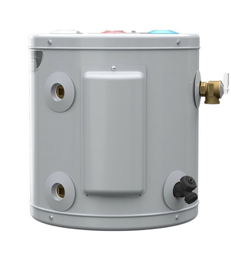 A.O. Smith Signature 100 12-Gallon Compact 1500W Storage Tank Water Heater, Gray