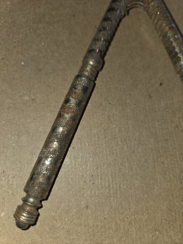 Vintage Metal Hand held nut cracker A5