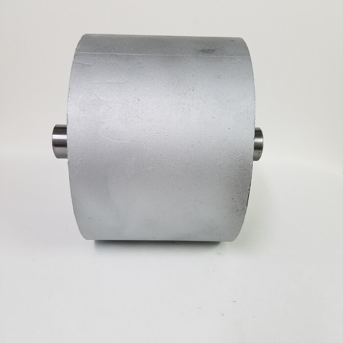 8" x 6" Ground Roller with Axle for Roll Off Containers