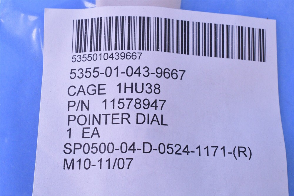 M198 155-MM Howitzer Thermal Warning Device Pointer Part # 11578947