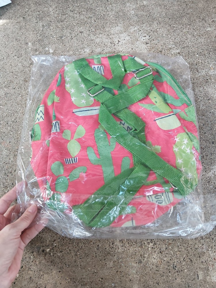 Cactus Small Backpack Kids Bag Summer Bag