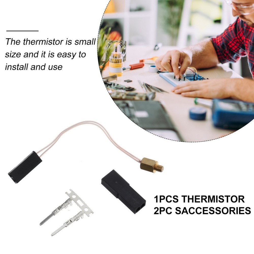1 Set Premium Thermistor Printer for 3D Printer Extruder Premium Thermistors