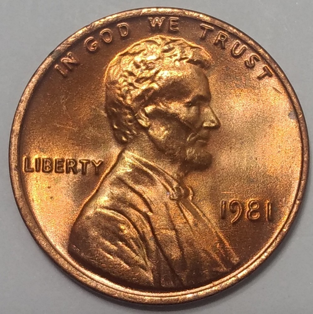1981 Mint State RB Lincoln Cent