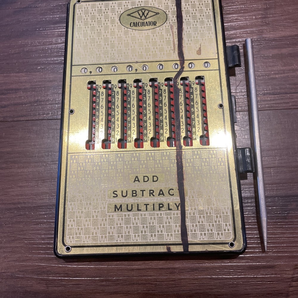 Vintage Manual Calculator