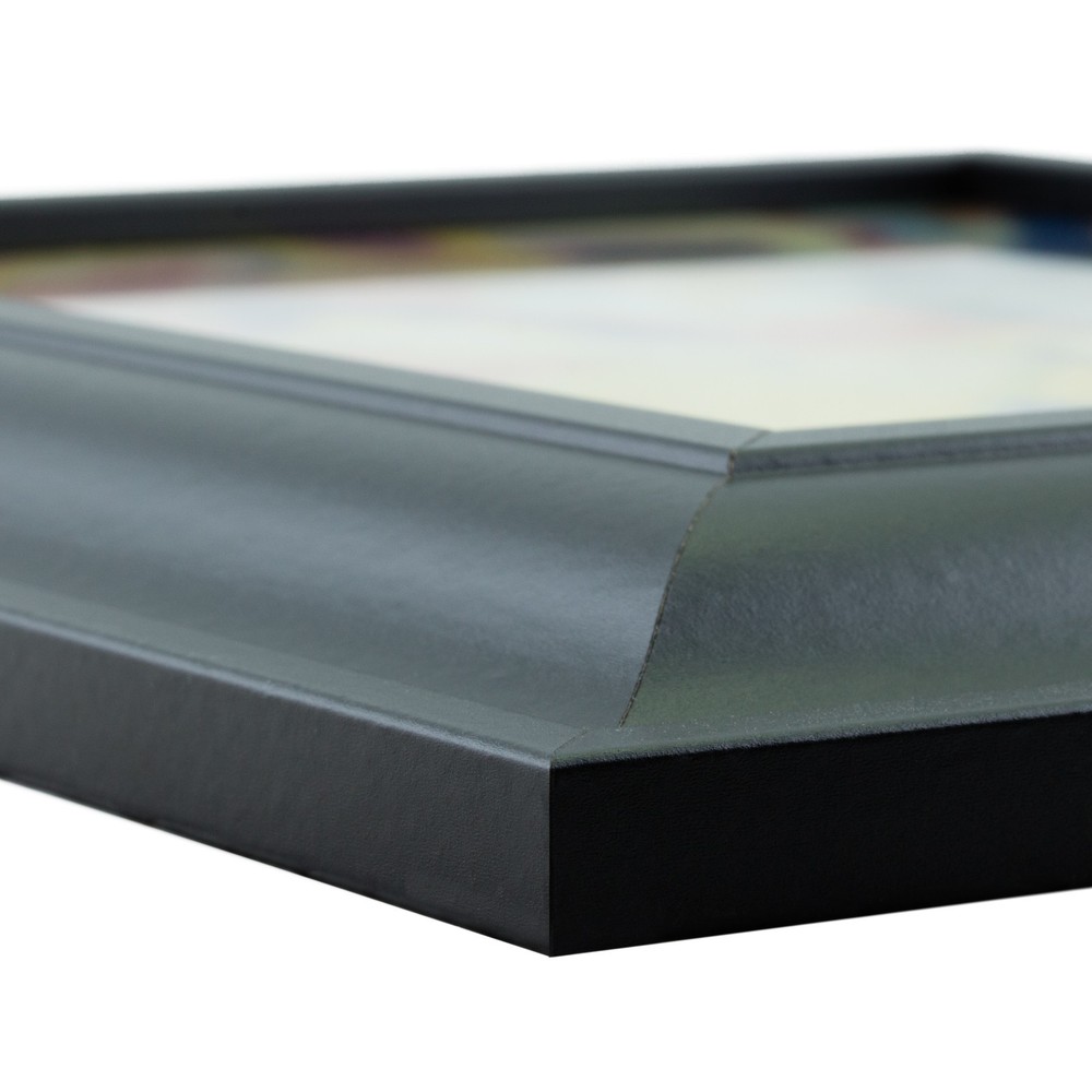 Craig Frames 2" Wide Satin Black Picture Frames & Poster Frames, 2-Pack