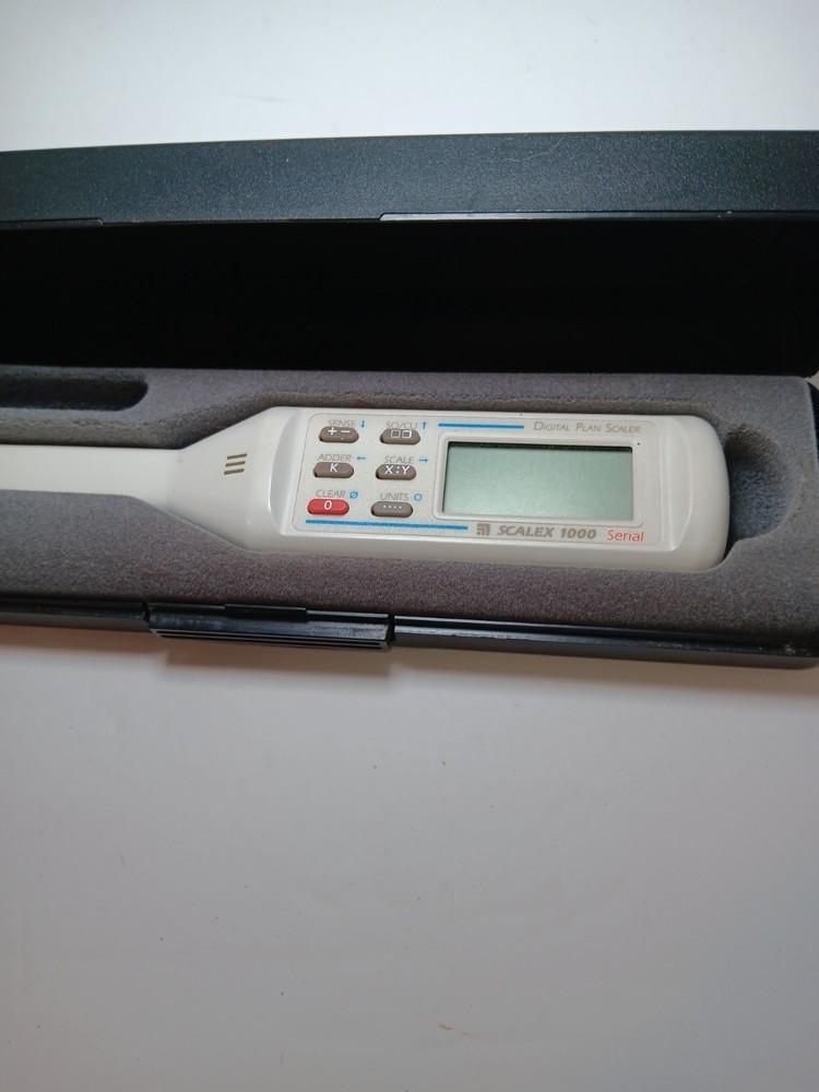 Scalex 1000 Digital Plan Scaler Plan Wheel Maps Engineering With Case