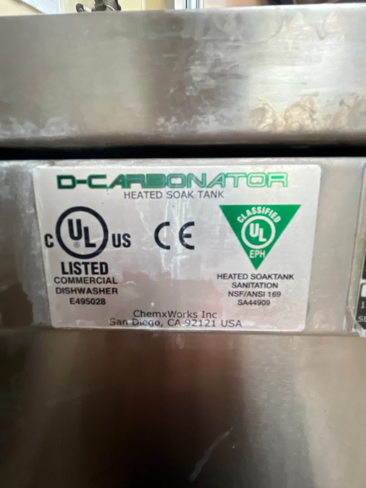D-Carbonator Heated Soak Tank NSF Sanitation