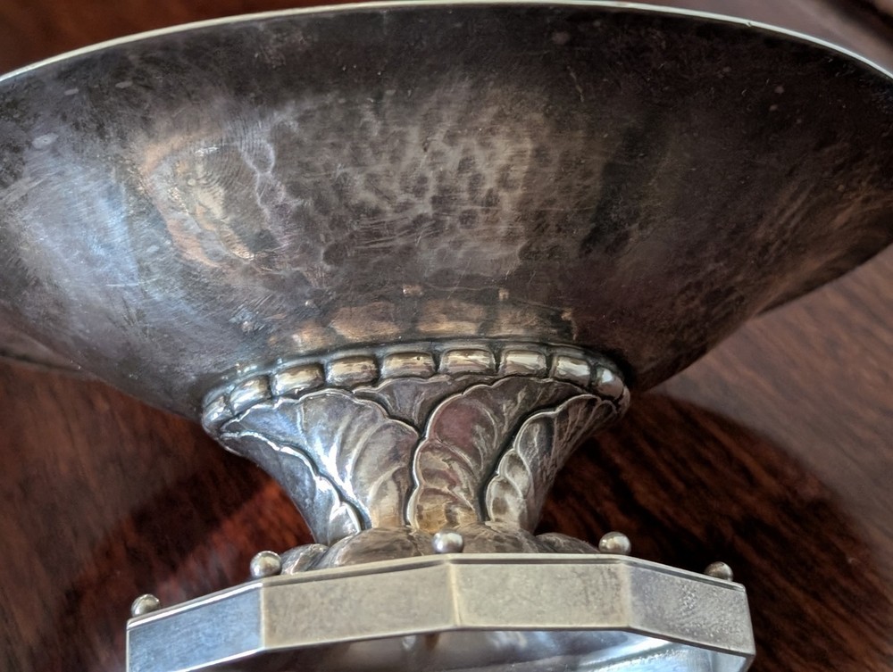 Vintage Georg Jensen Sterling Silver Compote.