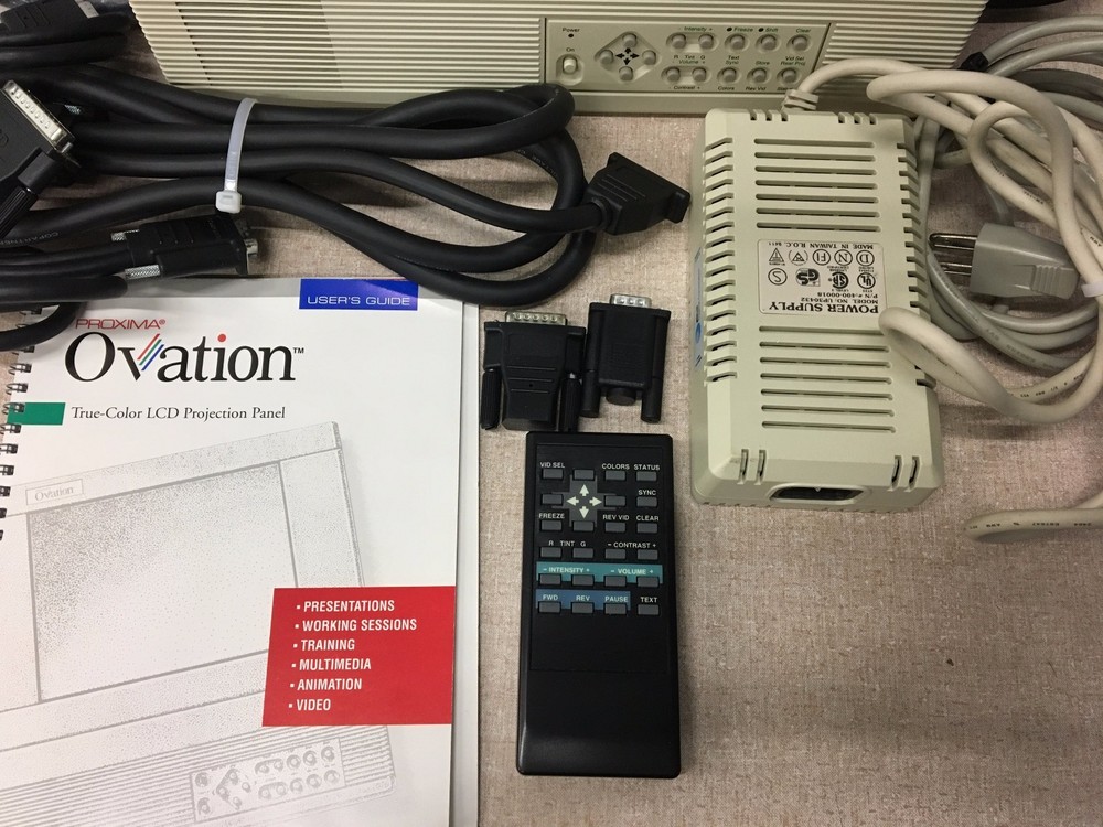 Proxima Ovation LCD Projection Panel A822C with Case & Accessories