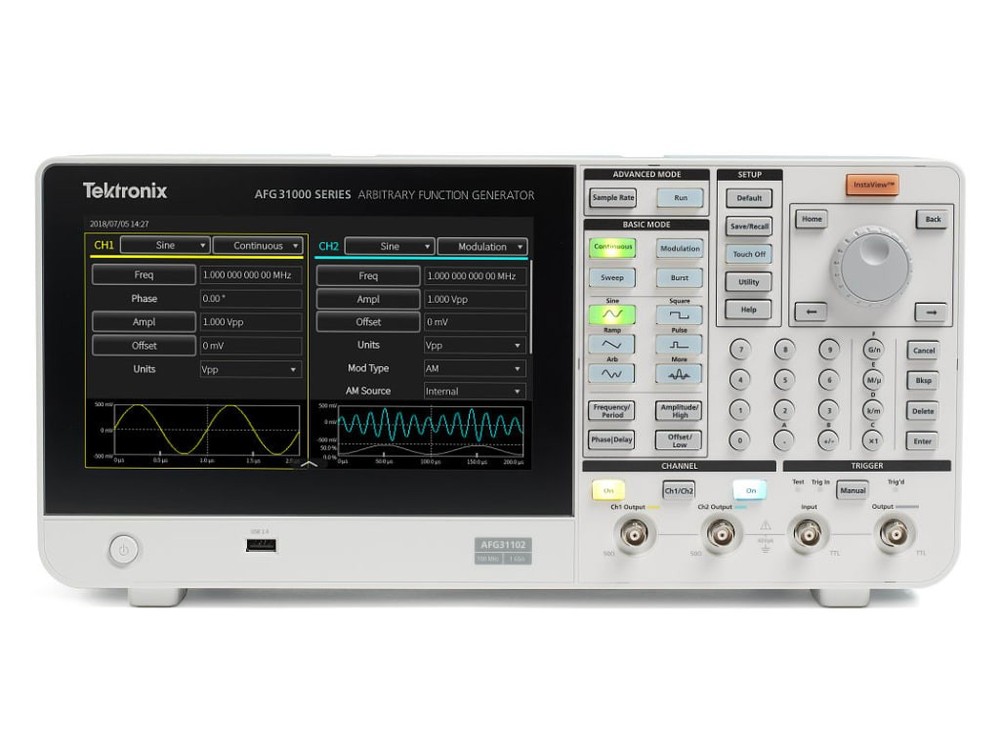 Tektronix AFG31102 - Arbitrary Function Generator (2 Channels, 100 MHz Max