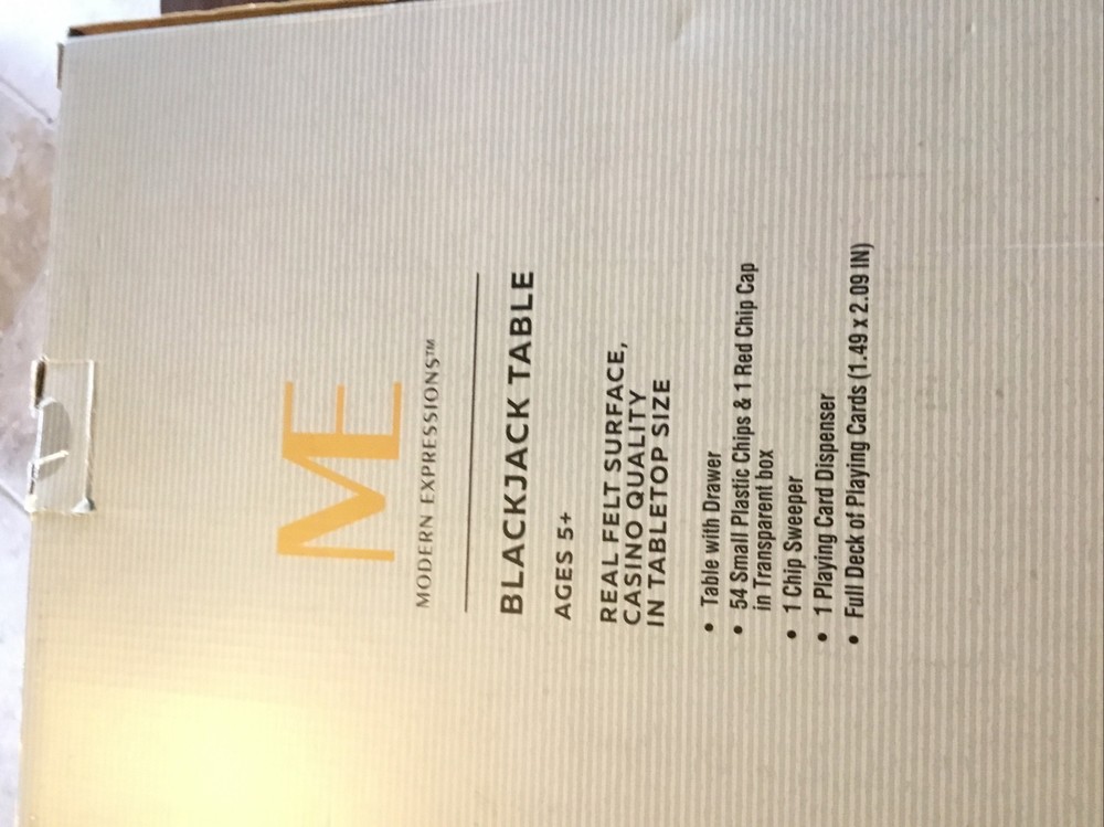 blackjack table casino