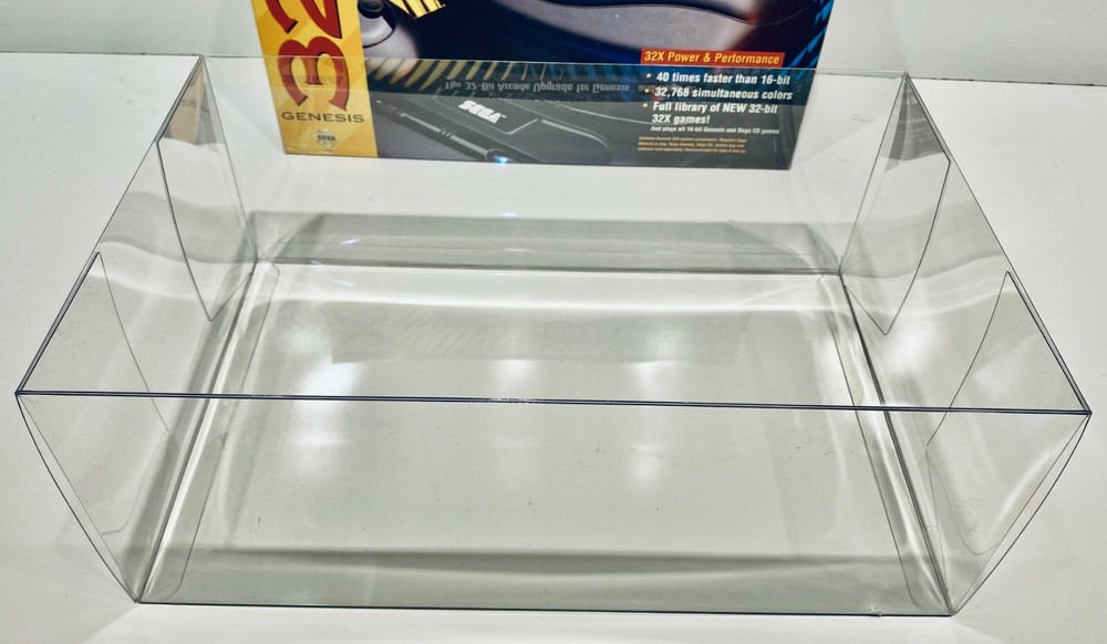 1 Console Box Protector For SEGA 32X  Console Boxes NTSC Clear Display Case