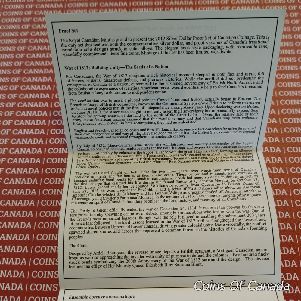 2012 Canada Special Edition Silver Dollar Proof Set #coinsofcanada