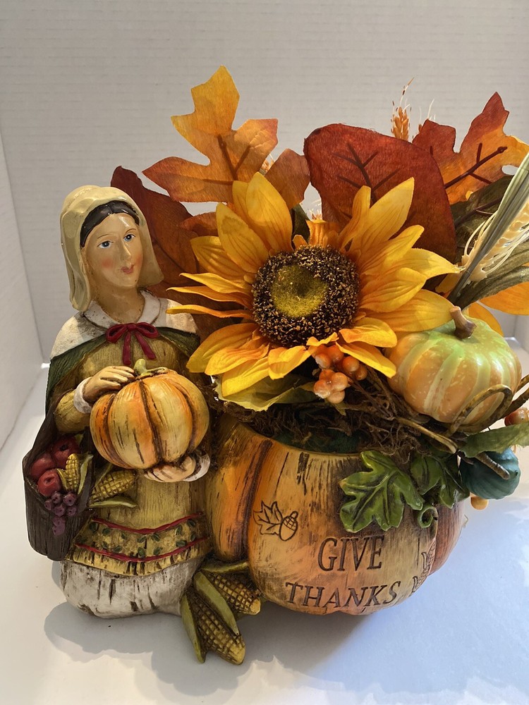 Pumpkin / Pilgrim Planter (Give Thanks) Thanksgiving