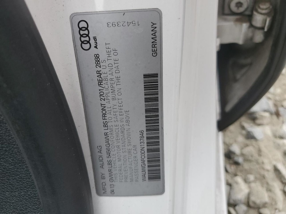 A7 AUDI 2013 Glove Box 4865939