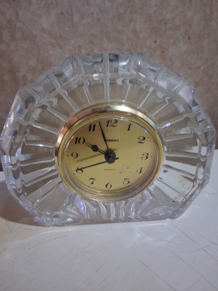 Stratton Glass Desk Clock