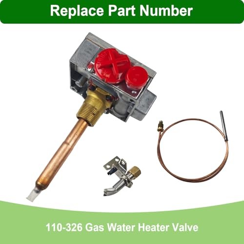 110-326 Gas Water Heater Valve,Natural Gas Water Heater Thermostat, Water