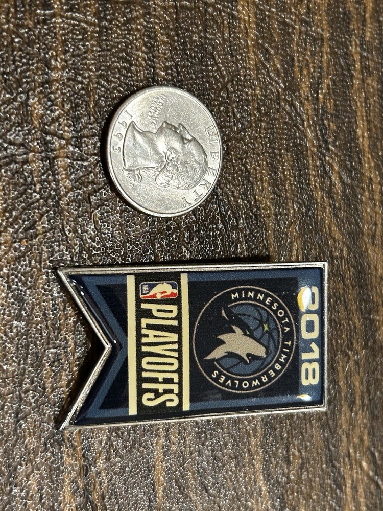 2018 NBA Timberwolves Playoff Pin