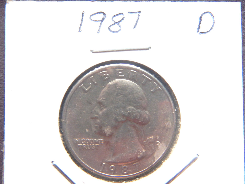 1987 (D) George Washington Quarter