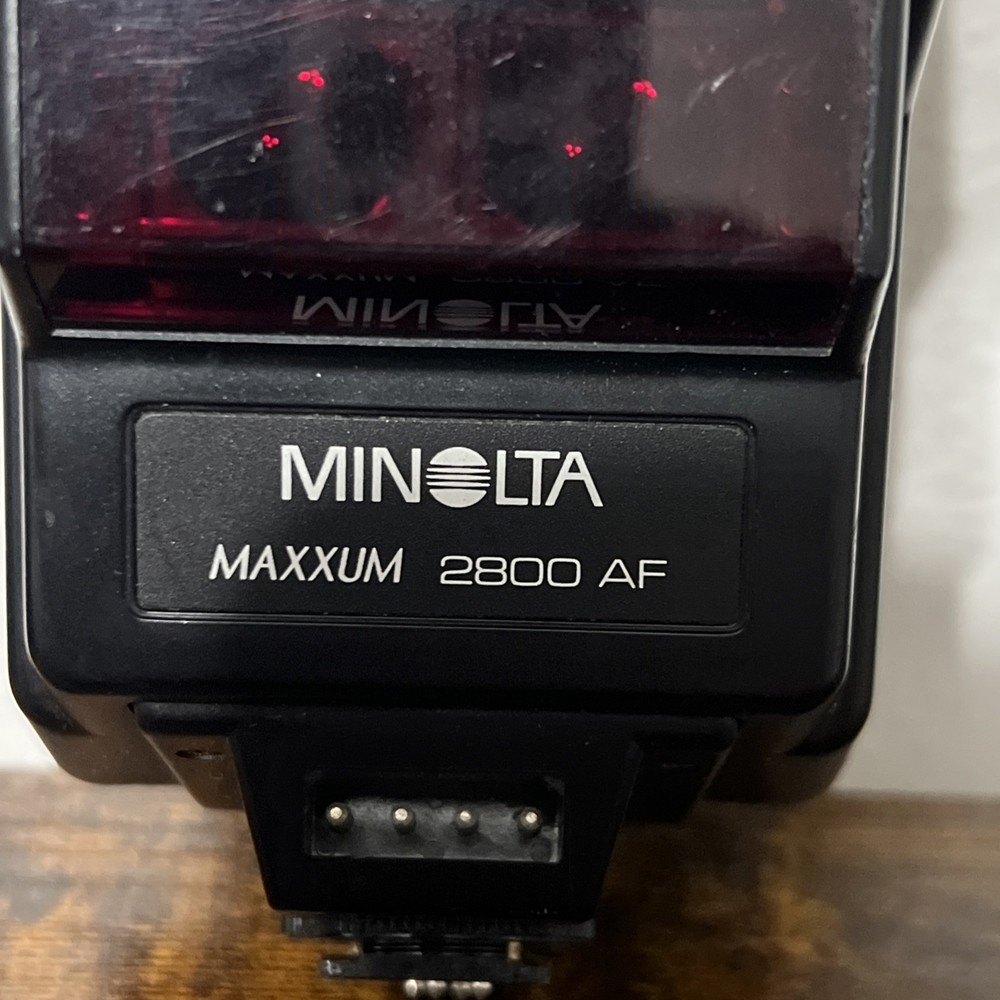 Minolta Maxxum 2800AF Shoe Mount Flash Works Great.