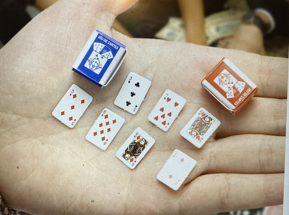 Miniature Decks (2) boxes (1) Playing Cards