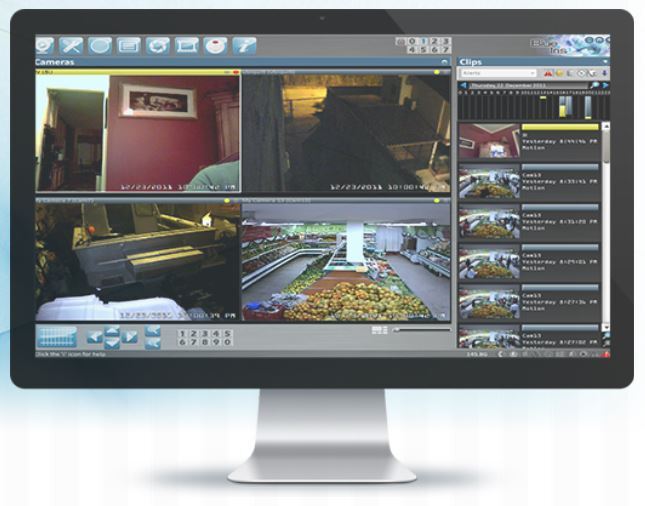 Blue Iris Pro v5.x (Latest) Video Camera Security Software - 64 Cameras PRO FULL