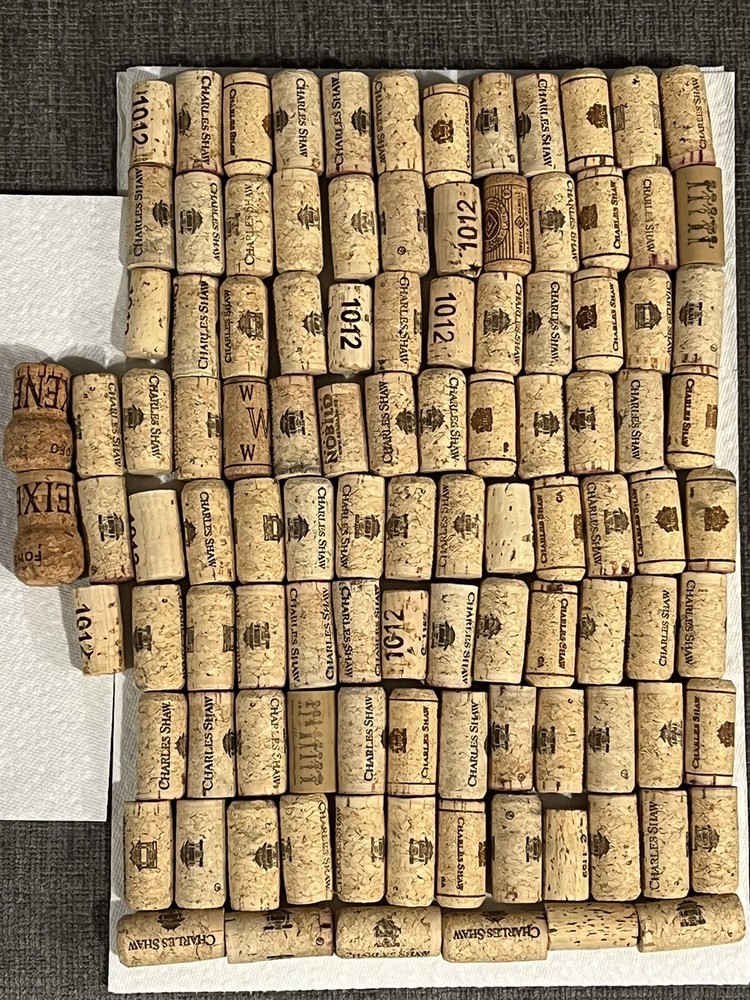 107 WINE CORKS For Crafting. One Lot