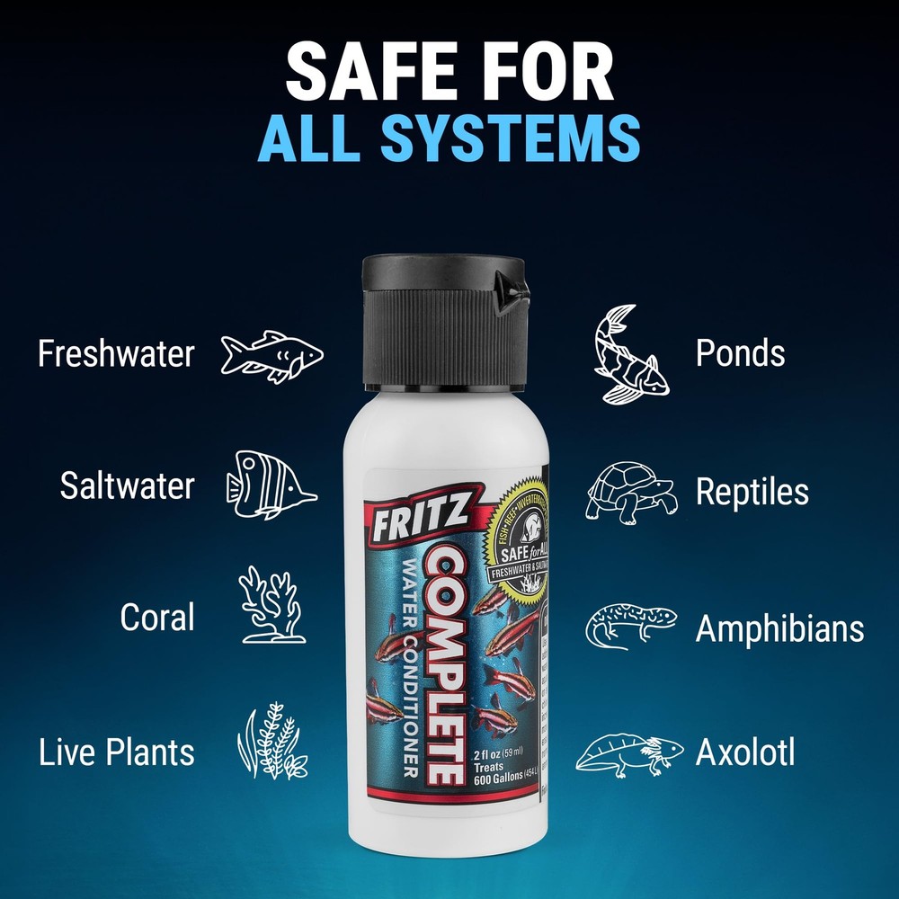 Fritz Complete – Concentrated Water Conditioner/Tap Dechlorinator,...