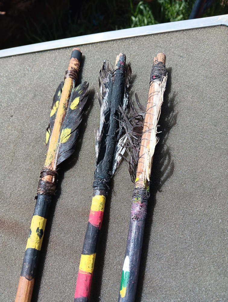 Hand Painted Artows With Flints